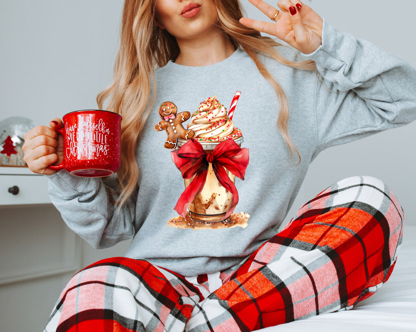 Gingerbread Coffee Crewneck Sweatshirt