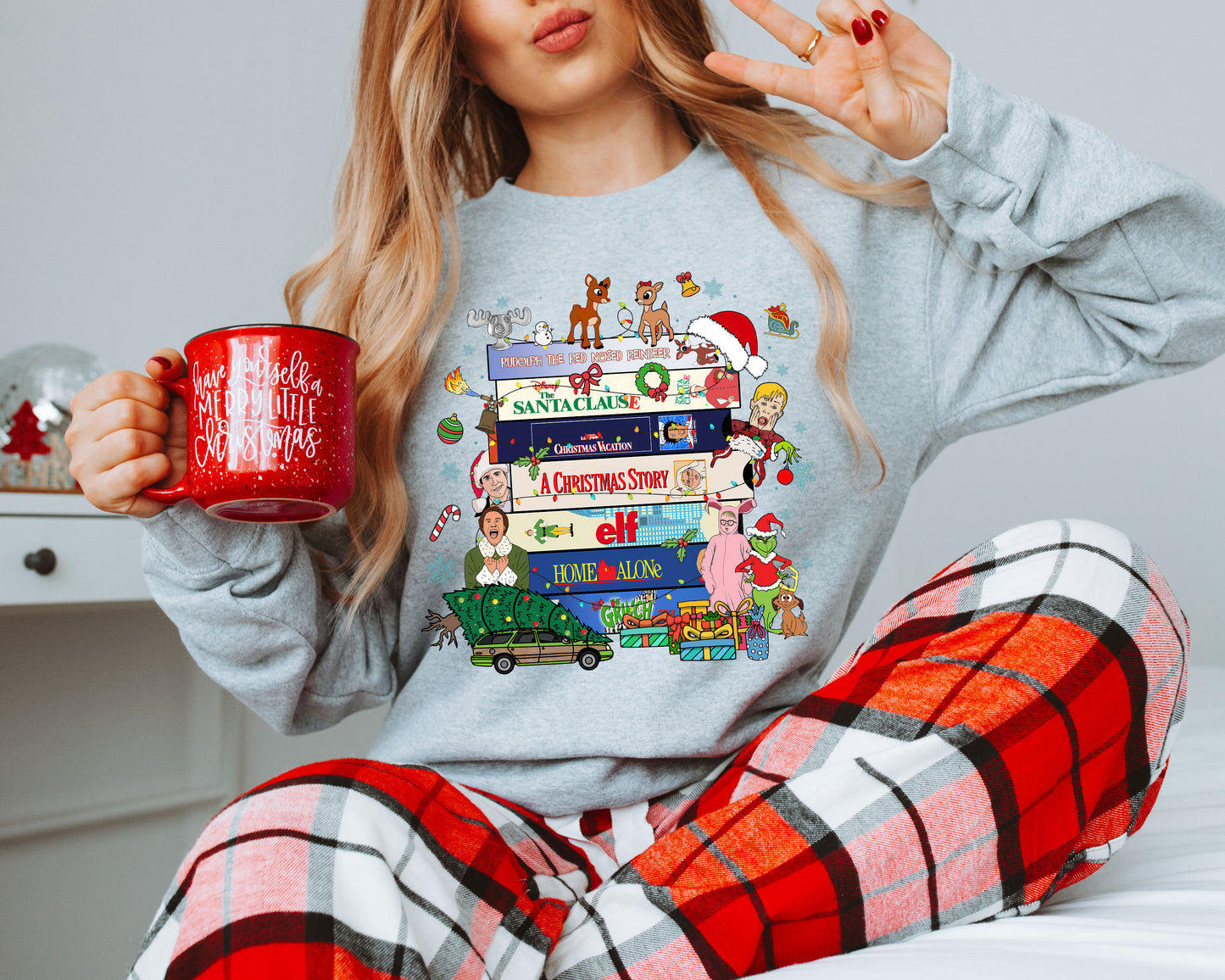 Christmas Movies Crewneck Sweatshirt