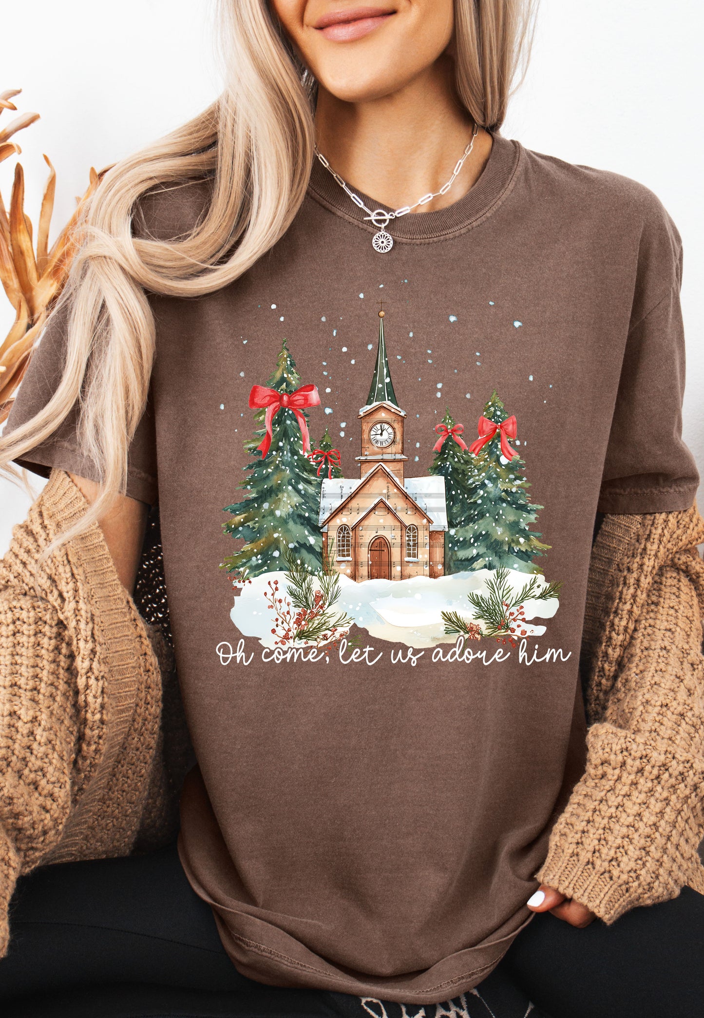 "Oh Come Let Us Adore Him" T-Shirt