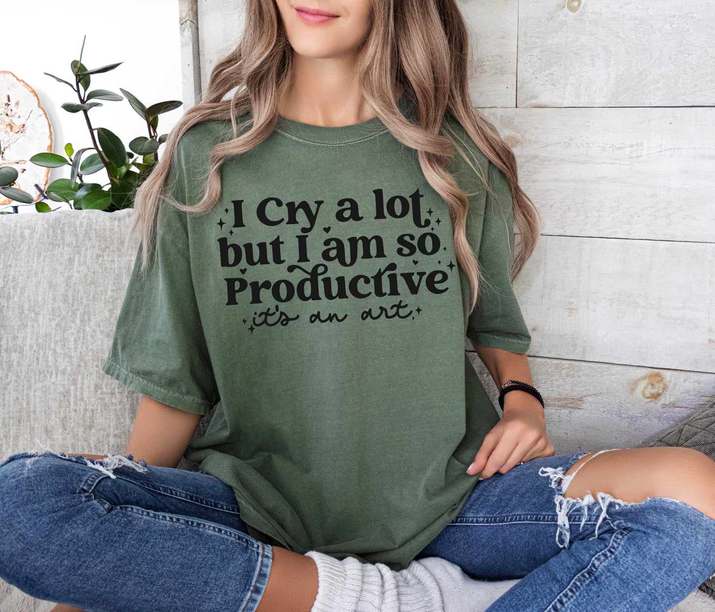 "I Cry A Lot..." Lyrics T-Shirt
