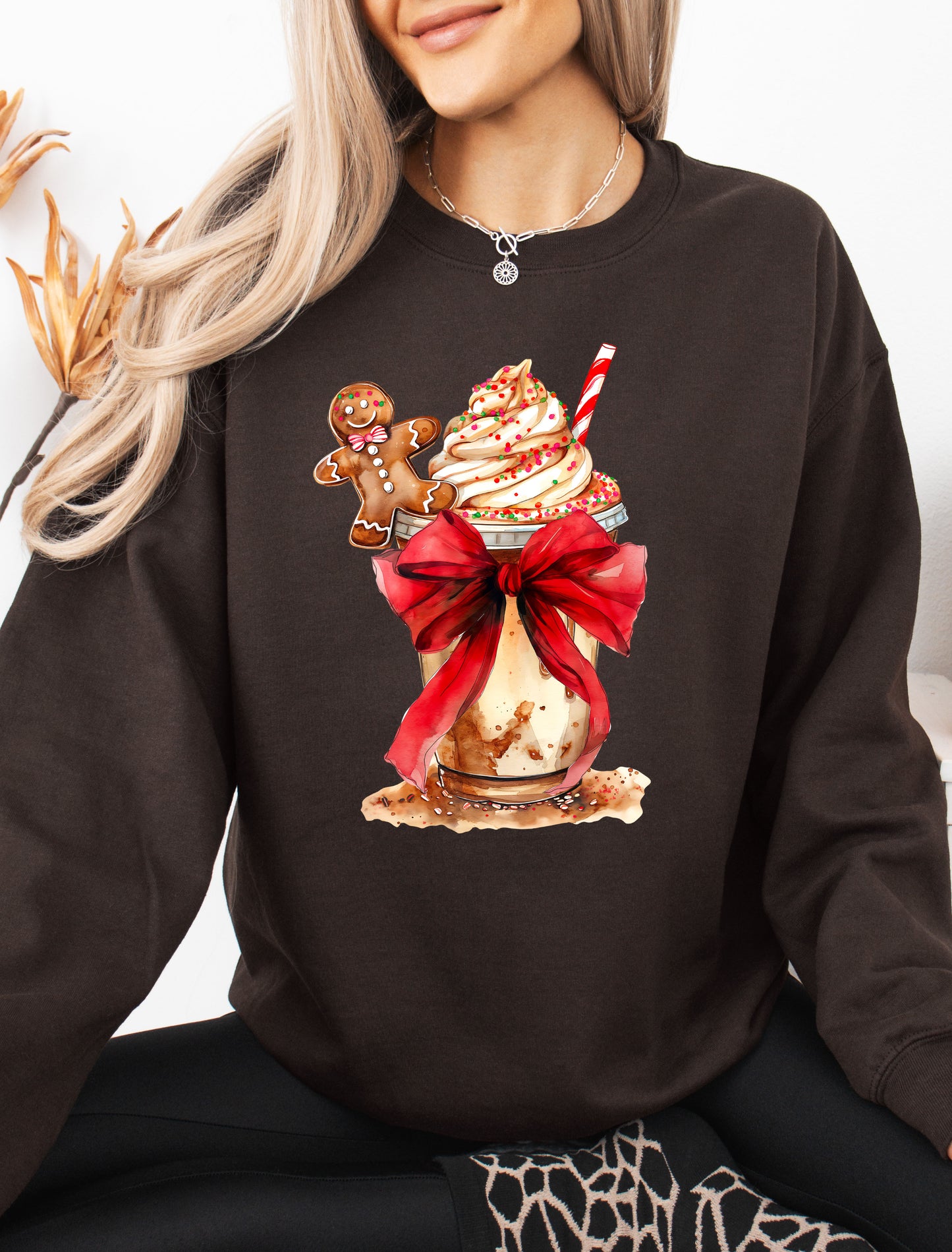 Gingerbread Coffee Crewneck Sweatshirt