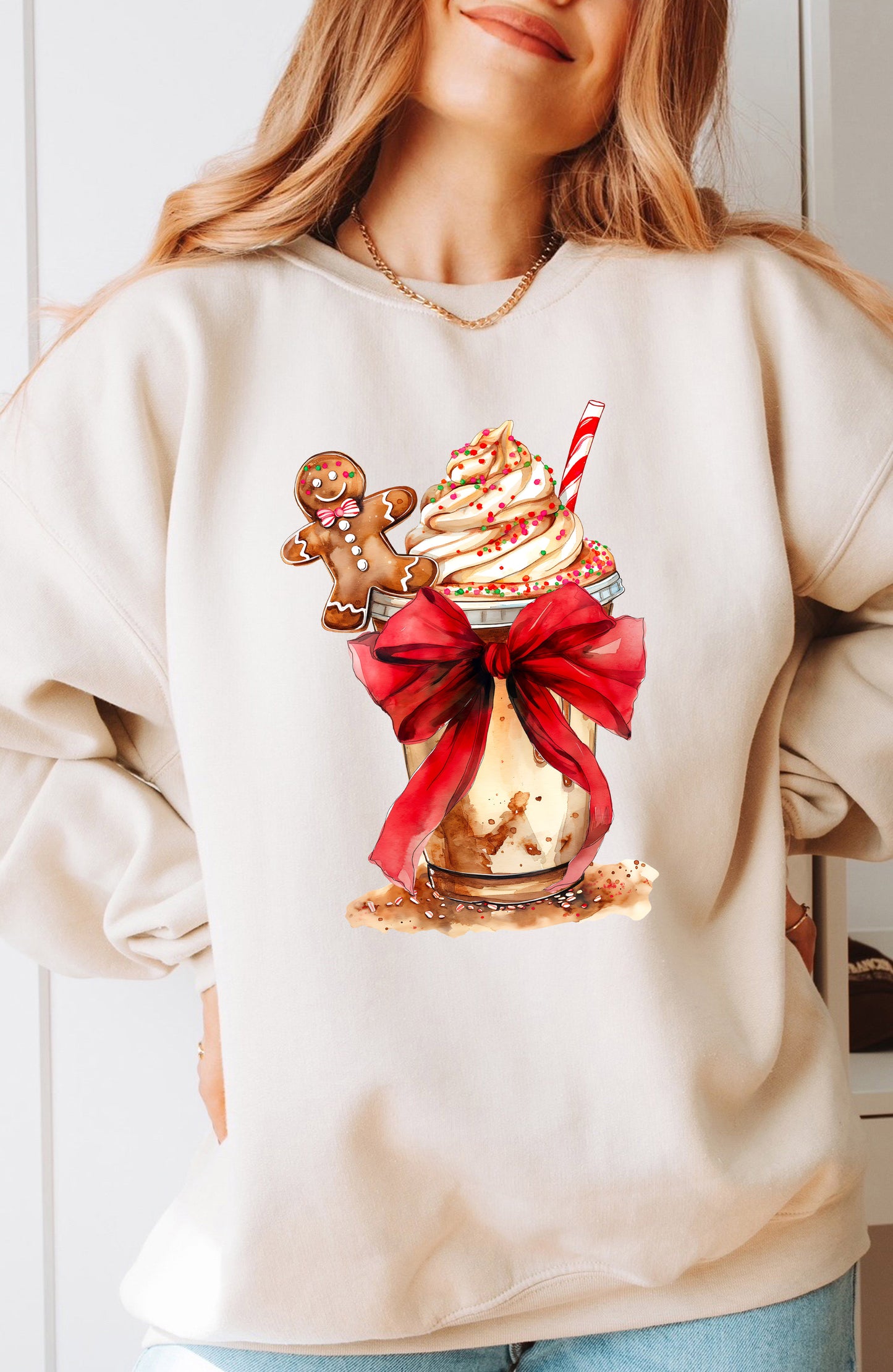 Gingerbread Coffee Crewneck Sweatshirt