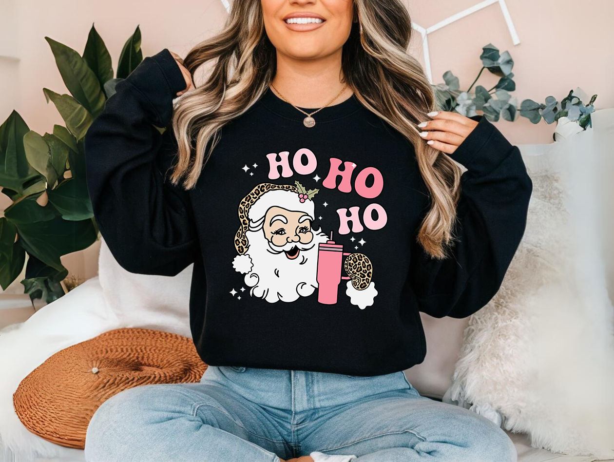 "Ho Ho Ho" Santa Crewneck Sweatshirt