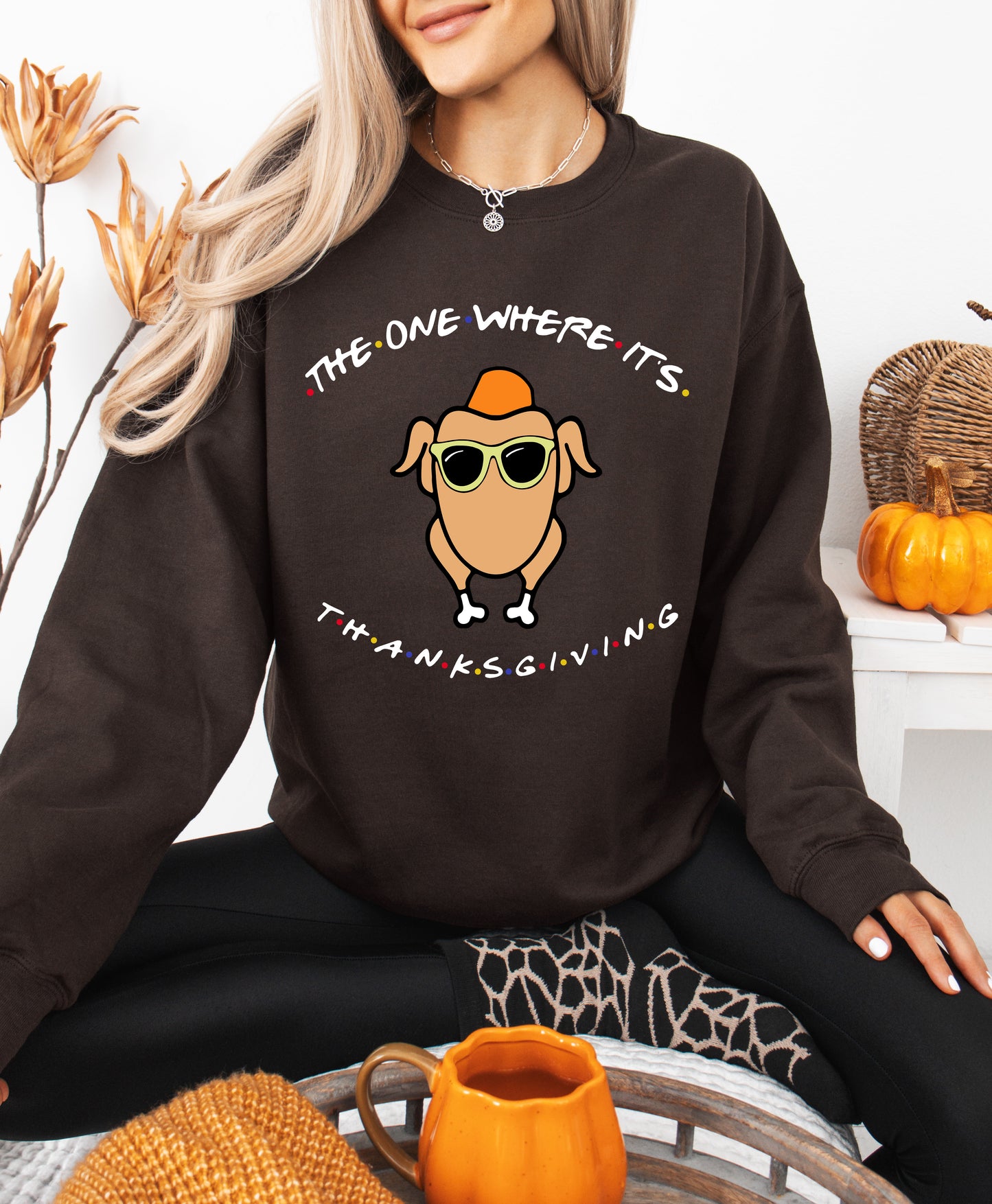 "The One Where it's Thanksgiving" Crewneck Sweatshirt